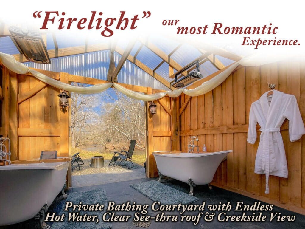 Glamping Spa Clawfoot Bathtub