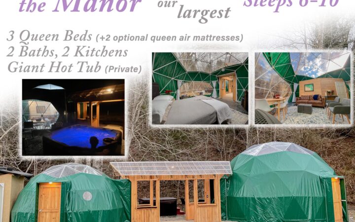 Family Glamping Dome - Large Groups