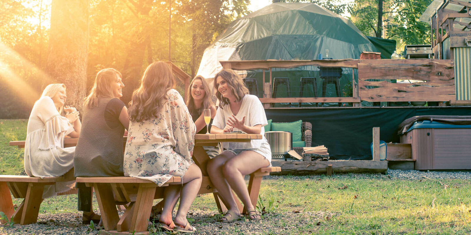 Girls Trip Glamping
