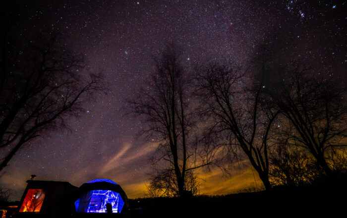 Stargazing Glamping Hot Tub Bortle near Dark Site